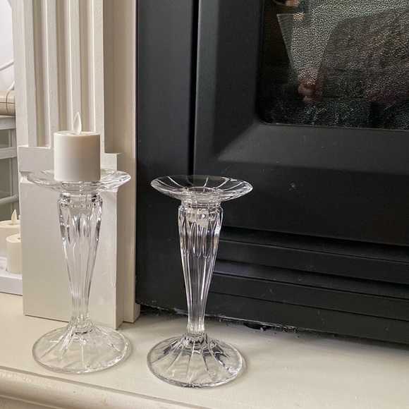 Mikasa Crystal Candle Sticks bundle of 2 - Picture 3 of 4